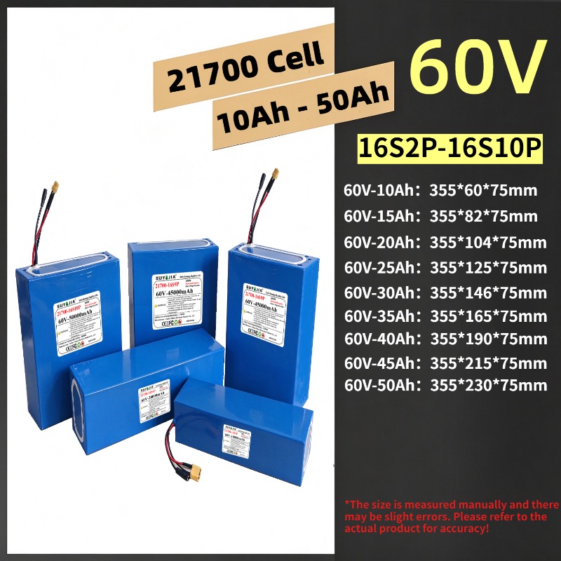 60V 30Ah 21700 Battery Pack - Akıllı BMS'li 60V 21700 Lityum Pil